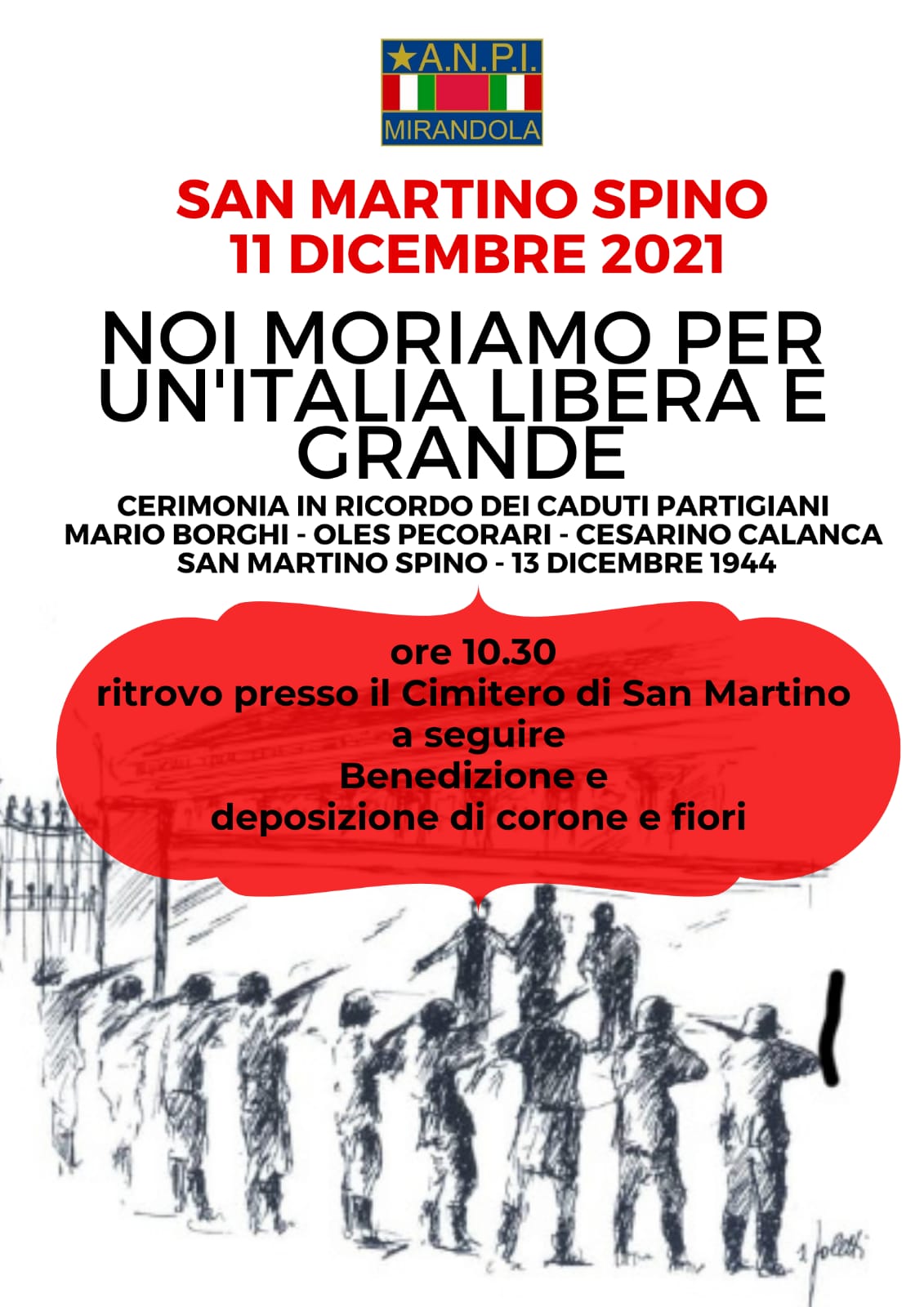 Commemorazione dei Partigiani di San Martino Spino