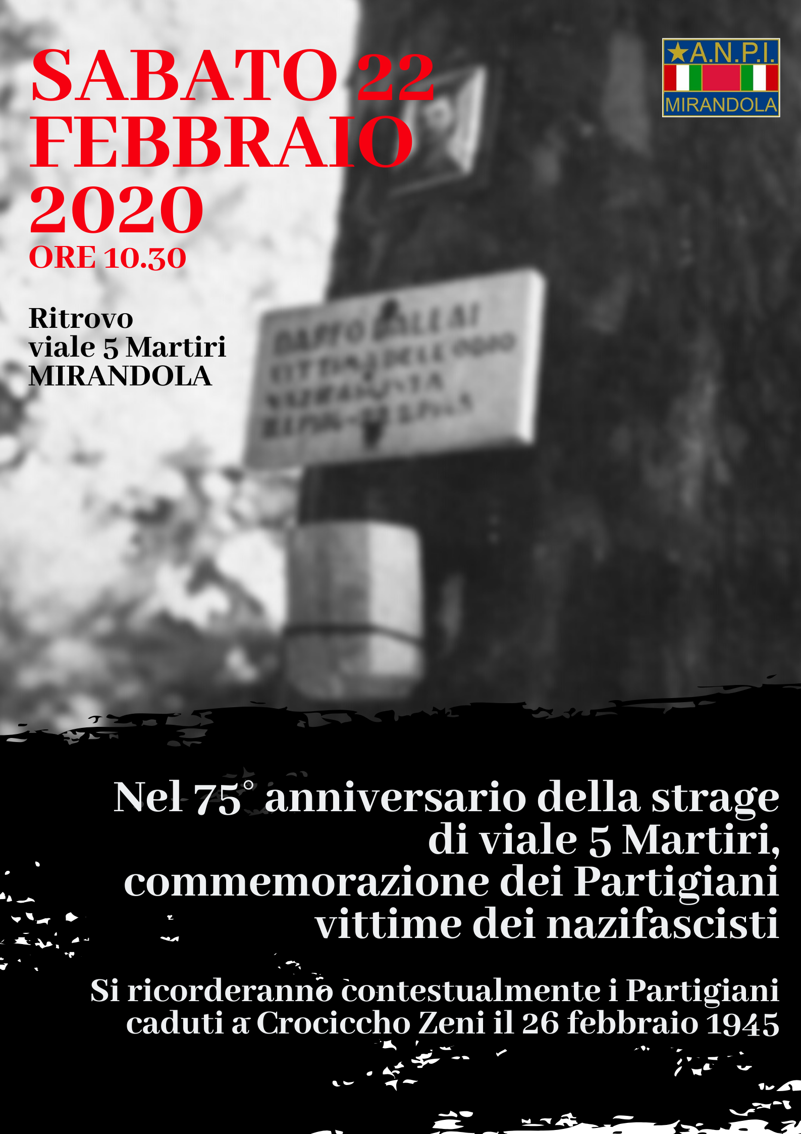 commemorazione 5 Martiri 2020
