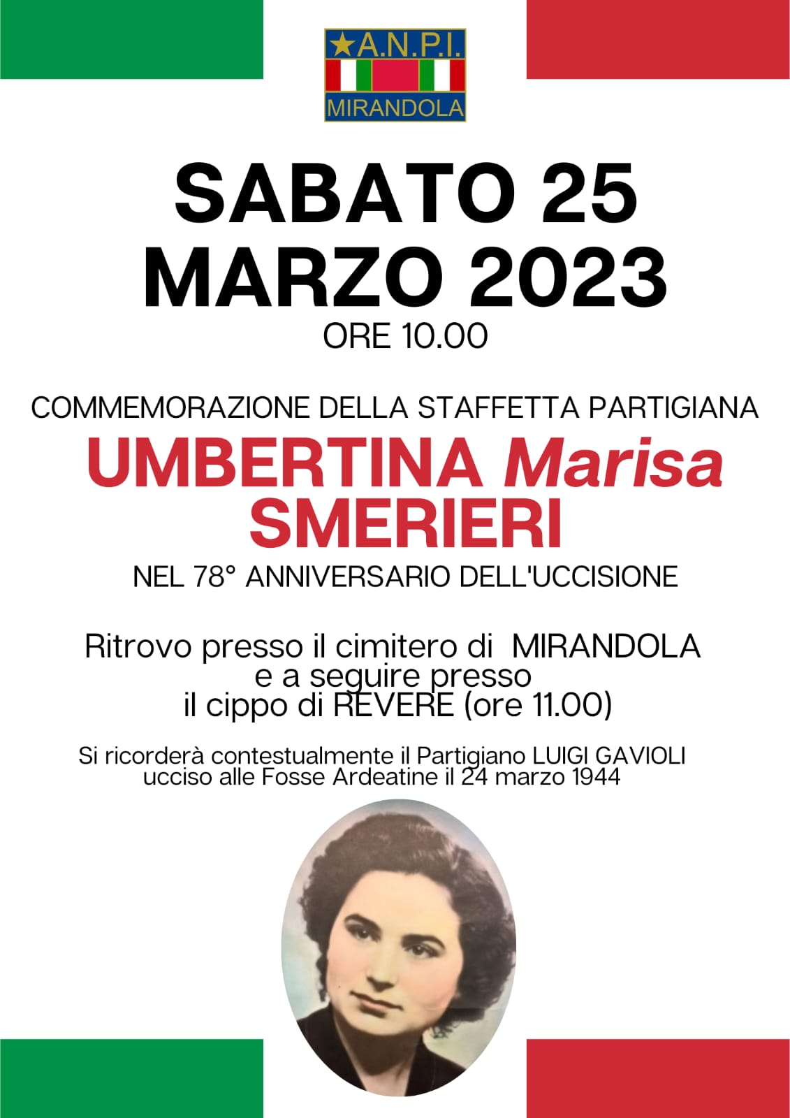 commemorazione di Umbertina Smerieri
