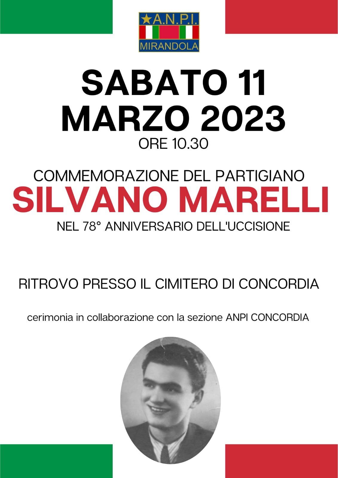 Commemorazione del Partigiano Silvano Marelli